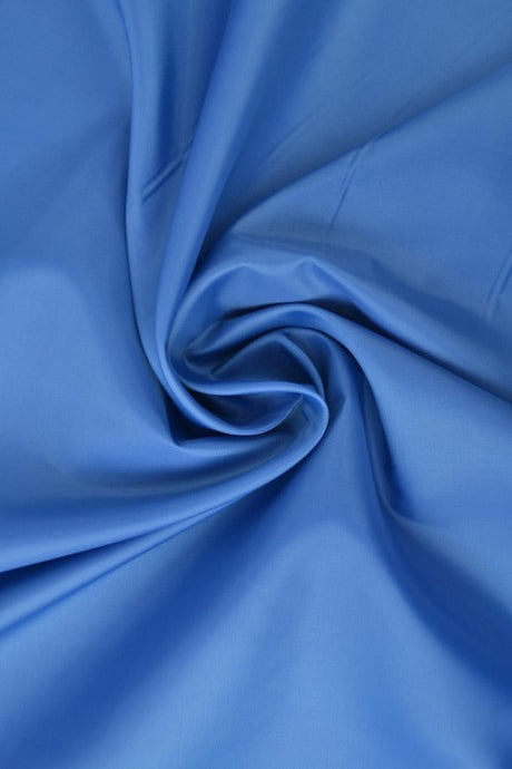 Petroleumsblå polyester foer – glat, let & let glans, metervare til erhverv (billede 1 af 5)