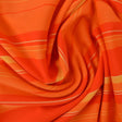 Orange lycra – ränder, 4-vägs stretch & snabbtorkande (bild 1 av 3)