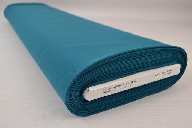 Mörk petroleumsblå lycra – 4-vägs stretch & snabbtorkande (bild 2 av 7)