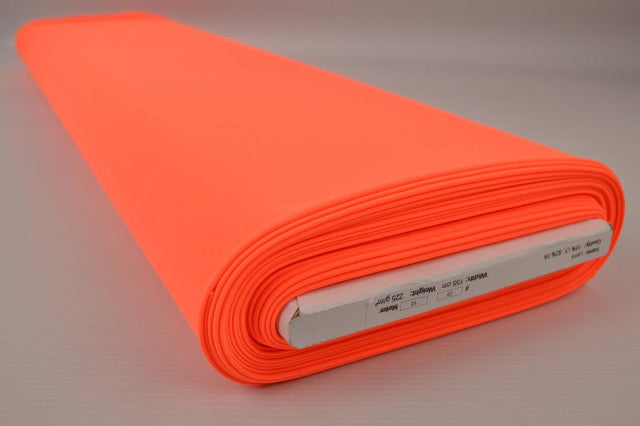 Neonorange lycra – 4-vägs stretch & snabbtorkande (bild 2 av 7)