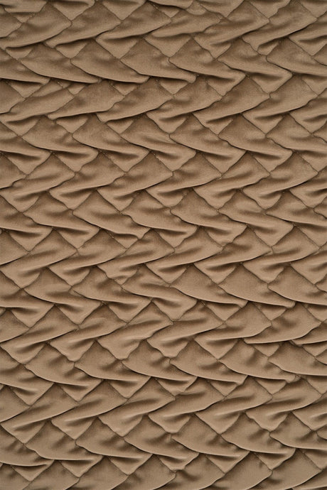 Varm mockabrun magic deluxe p300 – quiltad velour med flätmönster (bild 2 av 5)