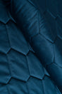 Mörk petrolblå magic velvet 3D – quiltad velour med sexkantsmönster (bild 1 av 8)