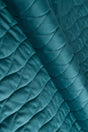 Djup lagunturkos magic velvet 3D – quiltad velour med vågmönster (bild 1 av 8)