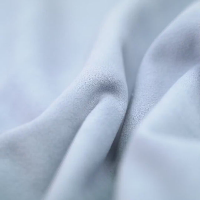 GRÅBRUN TJOCK MATT VELOUR MÖBELTYG MED FLEECEBAKSIDA