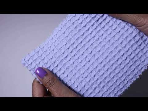 LAVENDEL VÅFFEL PIQUÉ – ABSORBERANDE & SNABBTORKANDE