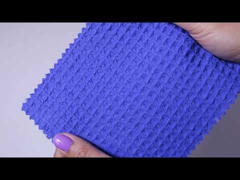 MÖRK BLÅ VÅFFEL PIQUÉ – ABSORBERANDE & SNABBTORKANDE