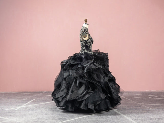 Champagnefärgad organza – transparent & glänsande (bild 7 av 7)