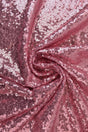 Ljusrosa paljettyg – små 3–4 mm paljetter & envägsstretch (bild 1 av 5)