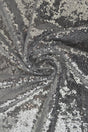 Silver paljettyg – små 3–4 mm paljetter & envägsstretch (bild 1 av 5)