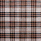 BEIGEBRUN SKOTSKRUTIGT TARTAN MÖBELTYG