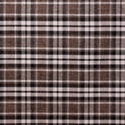 CHOKLADBRUN SKOTSKRUTIGT TARTAN MÖBELTYG