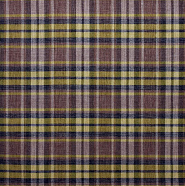 OLIVGRÖN-PLOMMON SKOTSKRUTIGT TARTAN MÖBELTYG – SKOTSKRUTIGT & OEKO-TEX