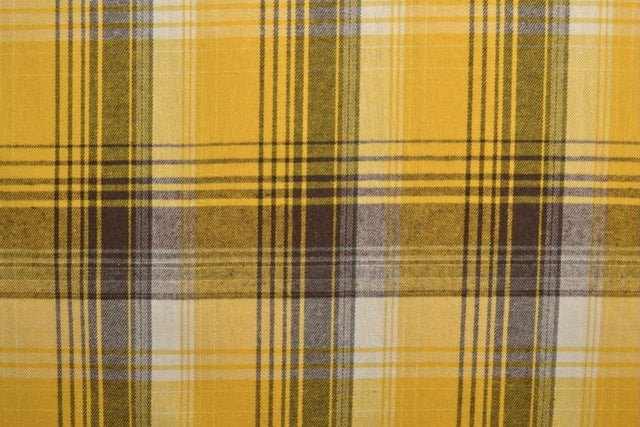 Gul och brun skotskrutig flanell (bild 3 av 14)