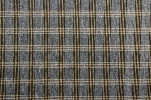 Grå svart och gul skotskrutig flanell (bild 3 av 14)