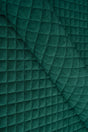 Klar malakitgrön Uttario velvet 3D – quiltad velour med rutmönster (bild 1 av 3)