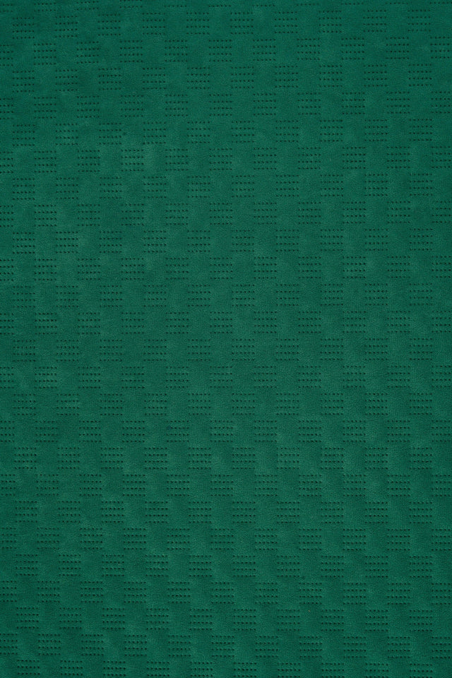 Klar malakitgrön Uttario velvet 3D – quiltad velour med fint vågmönster (bild 2 av 3)