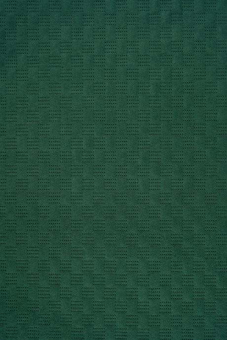 Dämpad grangrön Uttario velvet 3D – quiltad velour med fint vågmönster (bild 2 av 3)