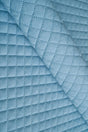 Ljus himmelsblå Uttario velvet 3D – quiltad velour med rombmönster (bild 1 av 3)