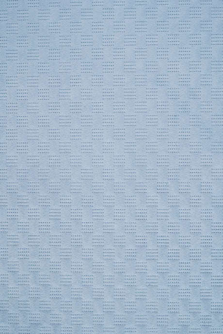 Ljus himmelsblå Uttario velvet 3D – quiltad velour med fint vågmönster (bild 2 av 3)