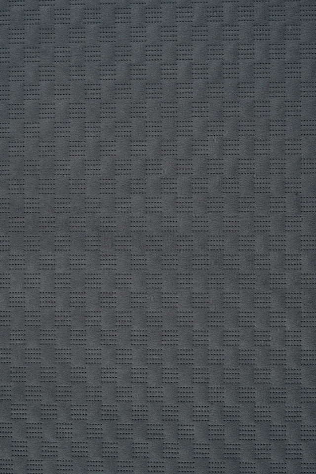Mörk stormgrå Uttario velvet 3D – quiltad velour med fint vågmönster (bild 1 av 2)