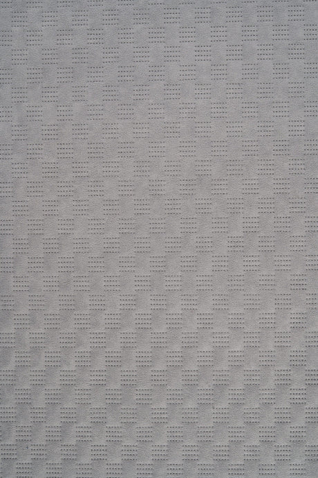 Ljus dimgrå Uttario velvet 3D – quiltad velour med fint vågmönster (bild 1 av 2)
