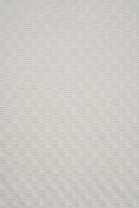 Mjuk isgrå Uttario velvet 3D – quiltad velour med fint vågmönster (bild 1 av 2)