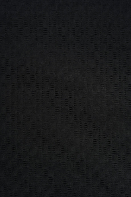 Mörk grafitsvart Uttario velvet 3D – kviltad velour med fint vågmönster (bild 1 av 2)