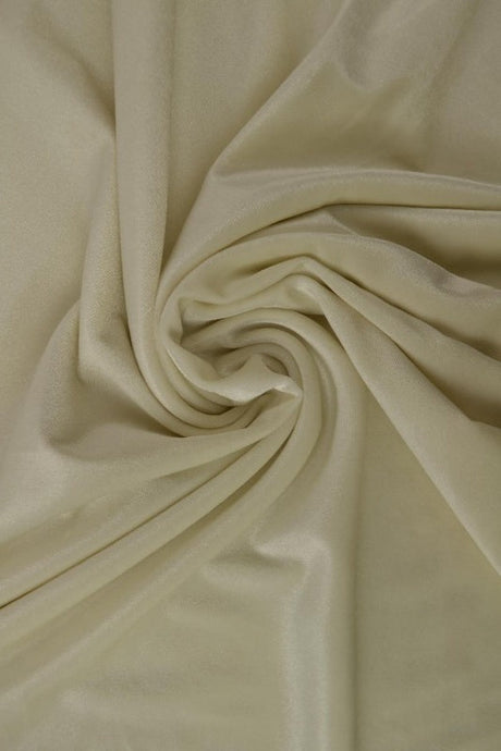 Råvit velour med stretch – mjuk stickad kvalitet (bild 1 av 6)