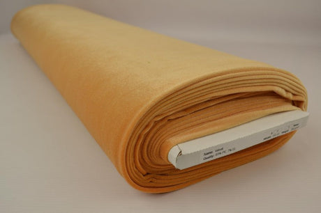 Currygul velour med stretch – mjuk stickad kvalitet (bild 2 av 6)