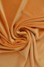 Currygul velour med stretch – mjuk stickad kvalitet (bild 1 av 6)