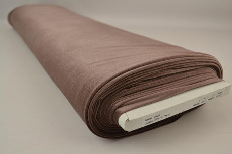 Taupefärgad velour med stretch – mjuk stickad kvalitet (bild 2 av 6)