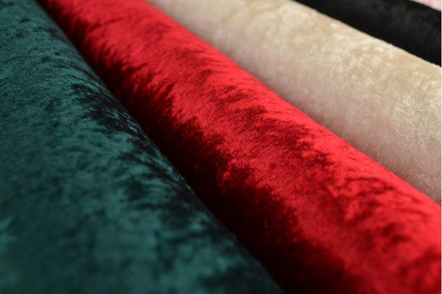 Lila krossad velour – stickad, stretchig & glansfullt fall (bild 7 av 7)