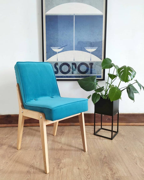 Klar turkos Venus velvet möbelvelour – slitstark & petproof (bild 2 av 7)