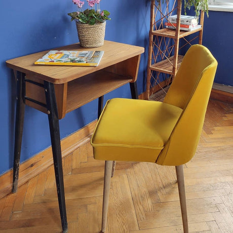Solgul Venus velvet möbelvelour – slitstark & petproof (bild 2 av 7)
