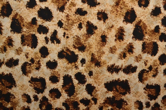 Beige & cognac viscosetyg med leopardtryck (bild 3 av 9)